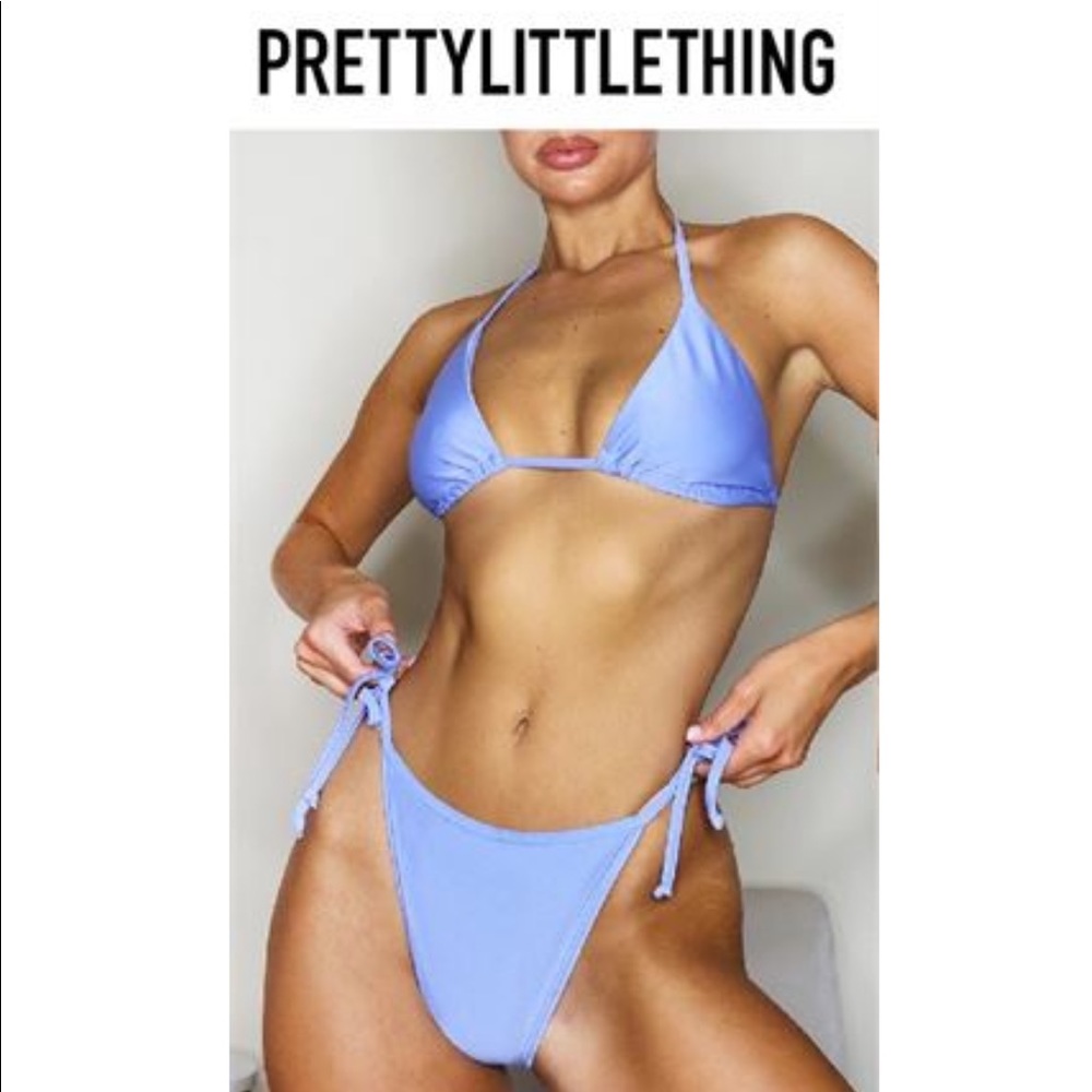 PRETTY LITTLE THING BLUE BIKINI